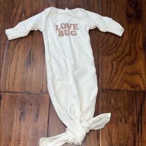 Cream 'Love Bug' Kids One Piece